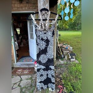 2000s Roberto Cavalli “Lady Bug” Paisley Print Dress